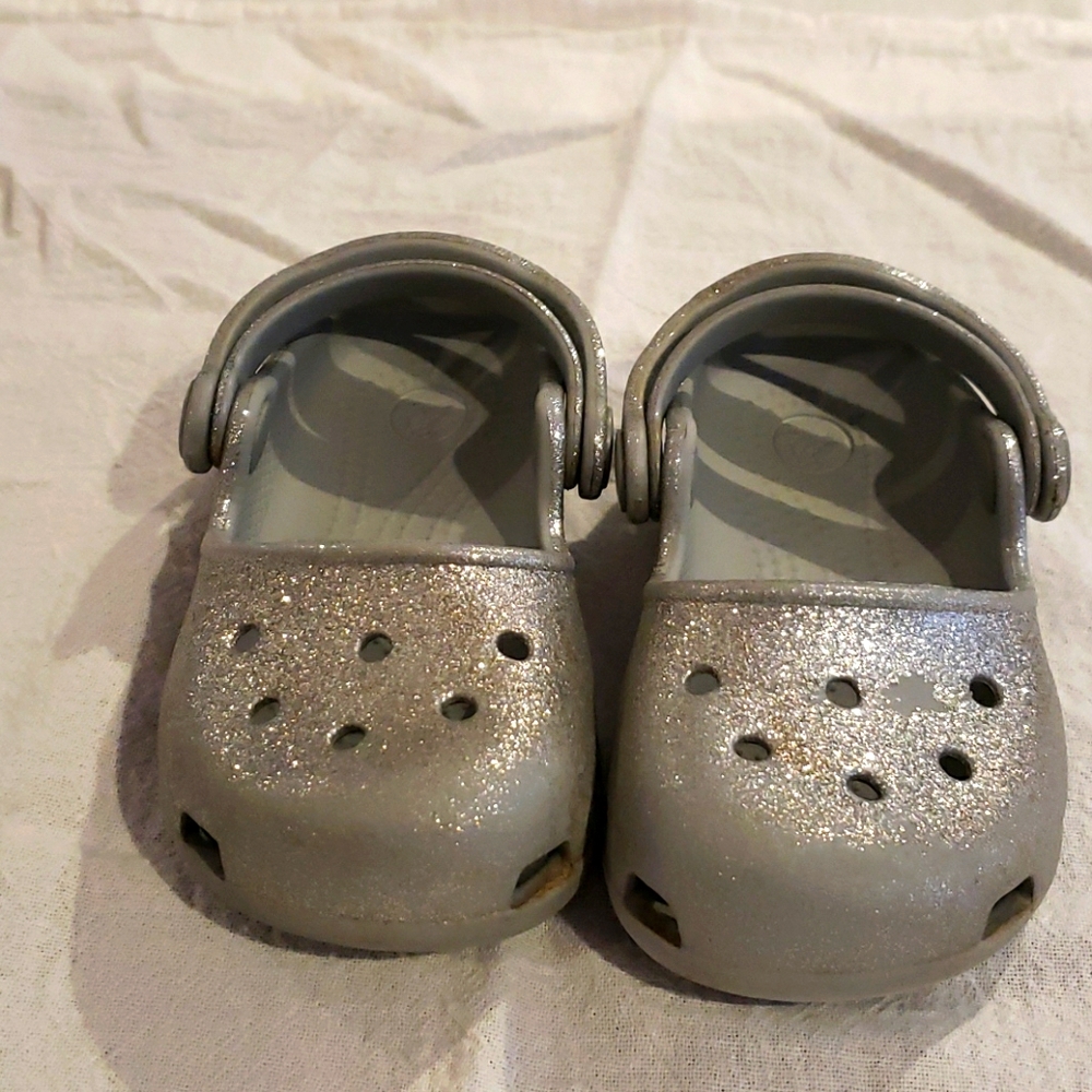 Glitter Croc Mary Janes